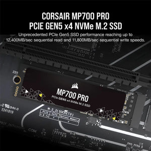 Corsair MP700 PRO 4TB M.2 NVMe PCIe Gen. 5 x4 SSD (no heatsink)