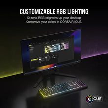 Load image into Gallery viewer, CORSAIR K55 Core Gaming Keyboard; Backlit Zoned RGB LED; Rubberdome
