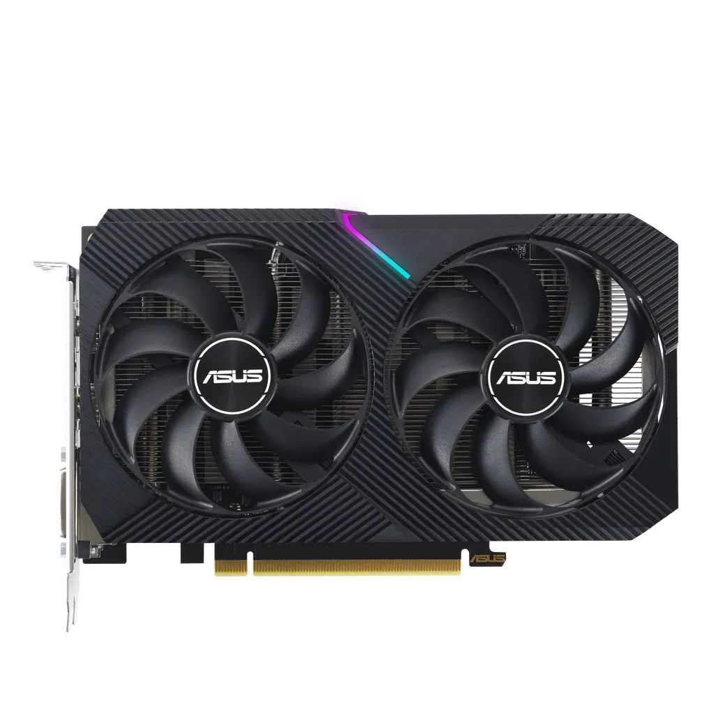 ASUS Graphics Card/NVIDIA/PCIe4/8GB GDDR6/OC mode:1852 MHz/Default mode:1822 MHz/1xDVI/1xHDMI/1xDP/450W