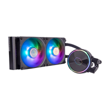 Load image into Gallery viewer, Cooler Master MasterLiquid PL240 Flux White Edition CPU Liquid Cooler - White
