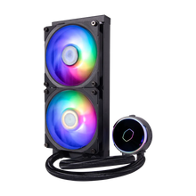 Load image into Gallery viewer, Cooler Master MasterLiquid PL240 Flux White Edition CPU Liquid Cooler - White
