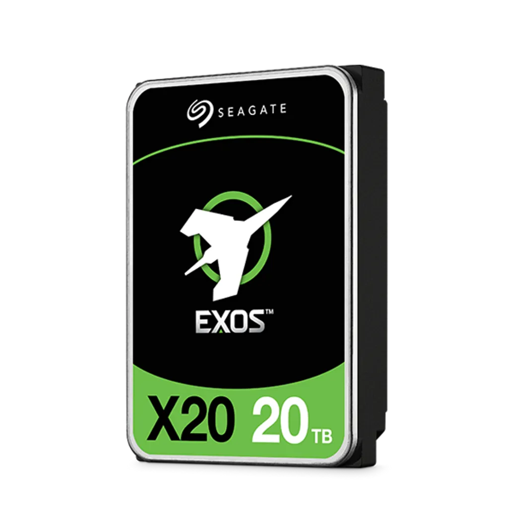 Seagate Exos X20 ST20000NM000D 20TB HDD; 3.5''; 6GB/s SATA SED Model Fast Format 4Kn/512e; RPM 7200; 5 Year Limited Warranty