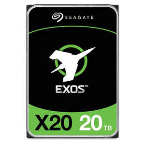 Seagate Exos X20 ST20000NM000D 20TB HDD; 3.5''; 6GB/s SATA SED Model Fast Format 4Kn/512e; RPM 7200; 5 Year Limited Warranty