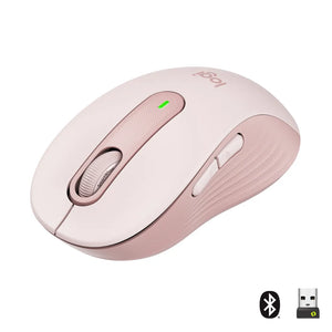 Logitech Signature M650 Wireless Mouse ROSE RF Wireless + Bluetooth, 4000 DPI, Product colour: Pink, 910-006254