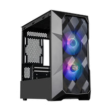 Load image into Gallery viewer, Cooler Master Masterbox TD300 PC CASE, Black; Micro ATX; Mini ITX; Mesh Front Panel; Dual ARGB Fans; Tempered Glass Side Panel; Airflow
