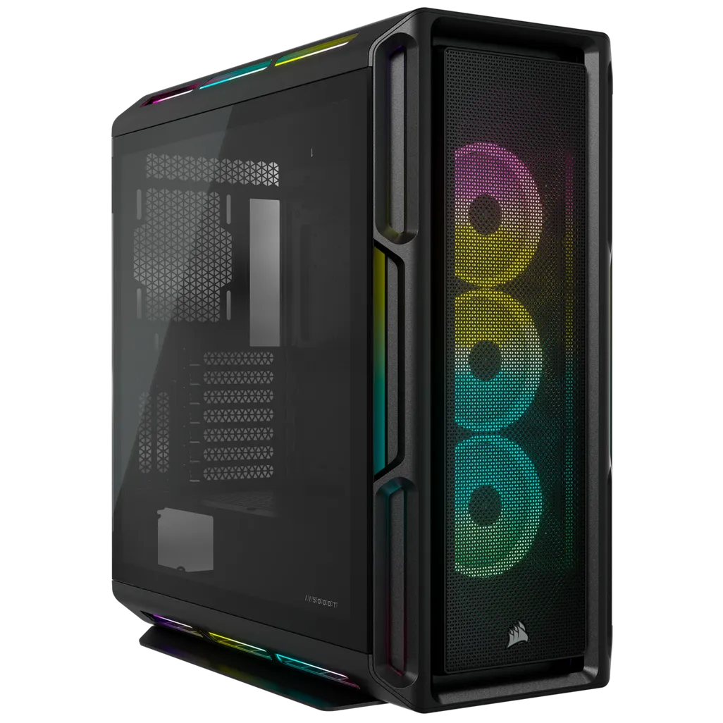 Corsair iCUE 5000T Tempered Glass Mid-Tower PC CASE; Black