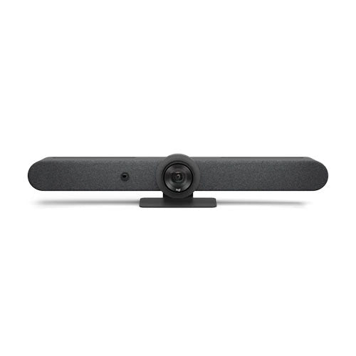 Logitech Rally Bar All-in-one Video Bar for Medium to Large Rooms - Graphite, AI video intelligence, advanced sound pickup, noise suppression