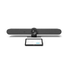 Load image into Gallery viewer, Logitech Rally Bar All-in-one Video Bar for Medium to Large Rooms - Graphite, AI video intelligence, advanced sound pickup, noise suppression
