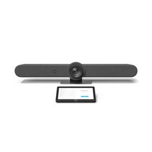 Logitech Rally Bar All-in-one Video Bar for Medium to Large Rooms - Graphite, AI video intelligence, advanced sound pickup, noise suppression