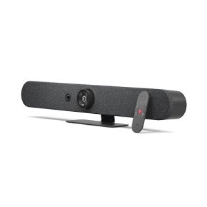 Logitech Rally Bar Mini All-in-one Video Bar for Small to Medium Rooms - Graphite, AI video intelligence, advanced sound pickup, noise suppression