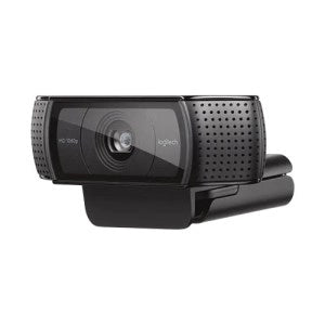 Logitech C920e 1080p Webcam, Black, integrated omnidirectional dual microphones, compatible with MS Teams and Zoom, Ideal dFOV for individual users