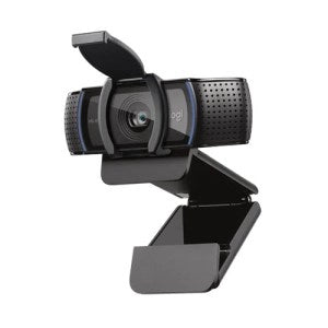 Logitech C920e 1080p Webcam, Black, integrated omnidirectional dual microphones, compatible with MS Teams and Zoom, Ideal dFOV for individual users