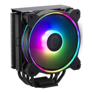 Cooler Master Hyper 212 Halo Black CPU Air Cooler, Width: 73 mm, Depth: 124 mm, Height: 154 mm, Product colour: Black