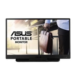 ASUS ZenScreen MB165B Portable USB Monitor | 15.6 inch | 60Hz | HD(1366x768) | 1x USB 3.0 Narrow Bezel | USB-powered | Anti-glare