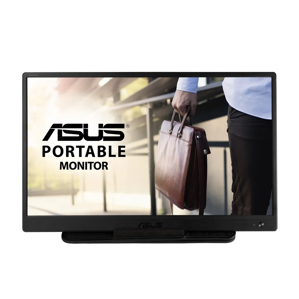 ASUS ZenScreen MB165B Portable USB Monitor | 15.6 inch | 60Hz | HD(1366x768) | 1x USB 3.0 Narrow Bezel | USB-powered | Anti-glare