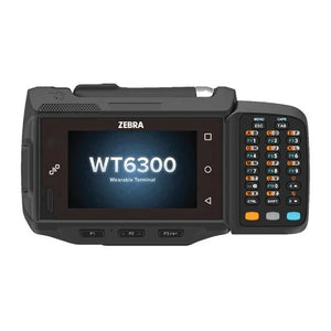 Zebra WT6300 Mobile Computer Barcode reader Wearable Terminal; Touch Display; Keypad; Standard Battery (3350mAh); 3GB RAM/32GB Flash; Android 10 GMS