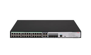 H3C S5120V3-28P-Hpwr-Li L2 Ethernet Poe Switch With 24*10/100/1000base-t Poe+ Ports (Ac 370w), 4*100/1000base-x Sfp Ports 9801A40V
