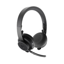 Load image into Gallery viewer, Logitech Zone Wireless Bluetooth Headset, MS Teams Certified Graphite, Great for open workspaces,Convenient controls, easy connect to multiple devices
