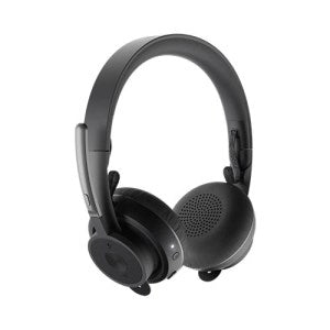 Logitech Zone Wireless Bluetooth Headset, MS Teams Certified Graphite, Great for open workspaces,Convenient controls, easy connect to multiple devices