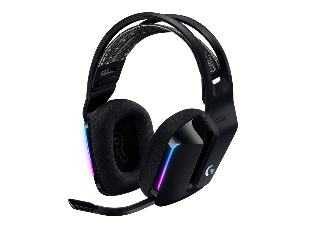 LOGITECH G733 WIRELESS LIGHTSPEED RGB GAMING HEADSET - BLACK