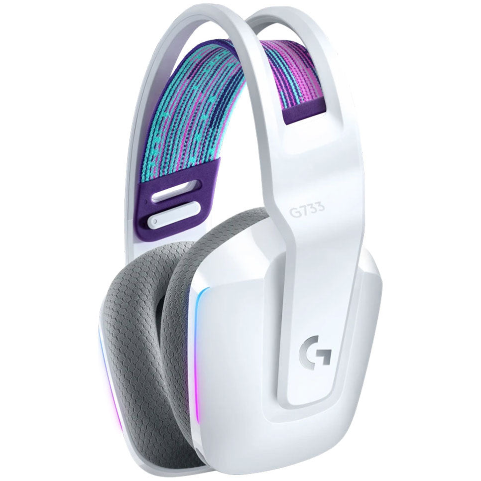 Logitech G733 Wireless Lightspeed RGB Gaming Headset - White 981-000883