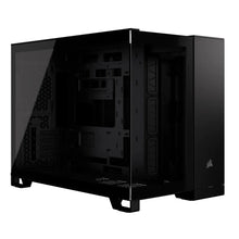 Load image into Gallery viewer, Corsair 2500D Airflow, Midi Tower Micro ATX Dual Chamber PC Case, 18 cm, 40 cm, Black, Dimensions - Width: 304 mm, Depth: 469 mm, Height: 376 mm
