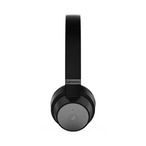 Lenovo Go Wireless ANC Headset, Microsoft Teams Certified, USB + Bluetooth Connection, Noice Cancellation, Pouch, Flip Microphone