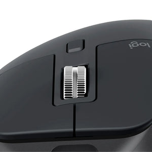 LOGI MX Master 3S Wireless Performance Mouse - Graphite - RF Wireless + Bluetooth, 910-006559