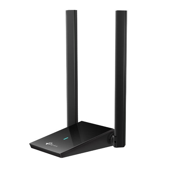 TP-Link Archer AX1800 High Gain Dual Band WiFi 6 USB Adapter, 1201 Mbps at 5 GHz + 574 Mbps at 2.4 GHz, USB 3.0, Extension Cable, MU-MIMO, OFDMA, WPA3