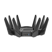 Load image into Gallery viewer, Asus ROG Rapture GT-AXE16000 quad-band WiFi 6E Gaming Router, Dual 10G ports, 2.5G WAN port, Dual WAN, AiMesh support, Tri-band (2.4GHz / 5GHz / 6GHz)
