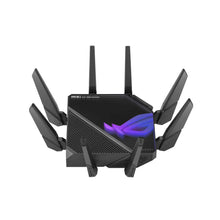 Load image into Gallery viewer, Asus ROG Rapture GT-AXE16000 quad-band WiFi 6E Gaming Router, Dual 10G ports, 2.5G WAN port, Dual WAN, AiMesh support, Tri-band (2.4GHz / 5GHz / 6GHz)
