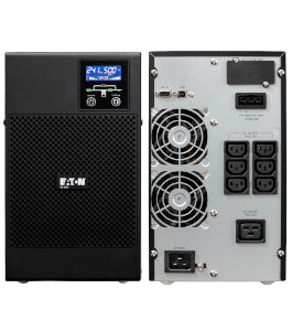 Eaton 9E UPS XL, 3000 VA, 2400W, Input: C20, Output: (6) C13, (1) C19, Tower UPS (No Internal Battery) 9E3000IXL