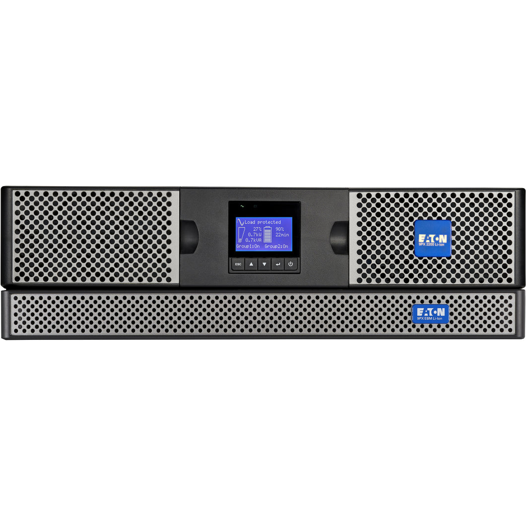 Eaton 9PX Lithium extended battery module (EBM), 72V, Rack/tower, 1U, Rt1U Li-Ion (2.2-3Kva) 9PXEBM72RT1U-L
