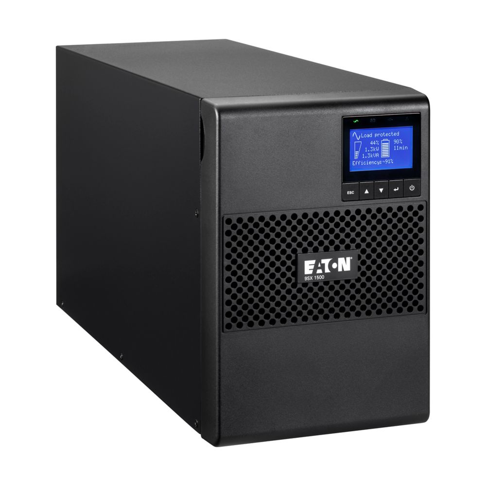Eaton 9SX 1500I Tower UPS, 1500 VA, 1350 W, Input: C14, Outputs: (6) C13, Tower 9SX1500I