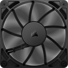 Load image into Gallery viewer, CORSAIR RS120 120mm PWM Fans Triple Pack, 2100 RPM, Noise level (low speed): 10 dB, Noise level (high speed): 36 dB, Maximum airflow: 72.8 cfm
