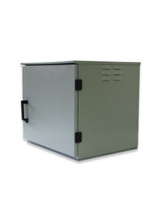 9U IP55 Wallbox, 450mm Deep, Grey - Empty Cabinet, Ideal for storage of Network equipment such as Routers, Switches, Servers, PDUs, 450H x 450D x 550W