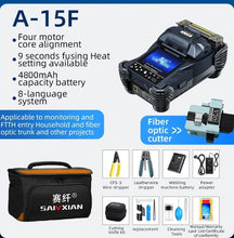 Load image into Gallery viewer, Fiber Optic Fusion Splicer Full set Hot Melt Machine Fully Automatic Fusion Splicer Fiber Optic Cable Trunk Wire Jumper A-87S

