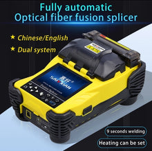 Load image into Gallery viewer, Fiber Optic Fusion Splicer Full set Hot Melt Machine Fully Automatic Fusion Splicer Fiber Optic Cable Trunk Wire Jumper A-87S
