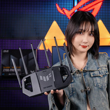Load image into Gallery viewer, ASUS TUF Gaming BE6500 Dual Band WiFi 7 Gaming Router, Quad 2.5GbE, 3-step Port Forwarding, Smart Home Master, AiMesh, AiProtection Pro
