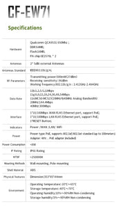 COMFAST High Power Outdoor Wireless AP 1200Mbps WiFi Router 2.4/5.8Ghz POE Long Range Extender Amplifier