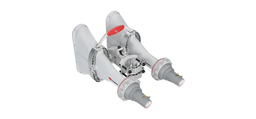 RF Elements Wideband 90 deg 4x4 Asymetrical Horn Antenna, Asymetrical Horn, 5170 - 7125 MHz, 15dBi Gain, RP-SMA Female