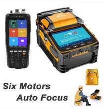 Load image into Gallery viewer, AI-9 Signal Fire Automatic Single-mode Multi-mode Multi-Language FTTH Fiber Optic Splicing Machine with OTDR
