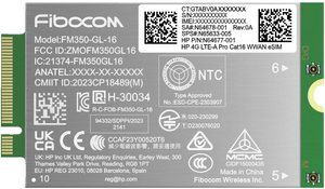 HP 4G LTE-A Pro Cat16 WWAN Module AM5R3AA