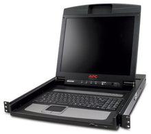 Load image into Gallery viewer, Apc 17-inch Rack LCD Console Combines a keyboard, mouse, and 17-inch LCD monitor, Compatible with Windows, Sun, Unix, and Linux systems AP5717
