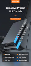 Load image into Gallery viewer, KeepLiNK 26-Port Gigabit Switch with 24x PoE Ports and 2x SFP Uplink with 52G Switching KP-9000-26GP-S2-ACR
