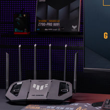 Load image into Gallery viewer, ASUS TUF Gaming BE6500 Dual Band WiFi 7 Gaming Router, Quad 2.5GbE, 3-step Port Forwarding, Smart Home Master, AiMesh, AiProtection Pro
