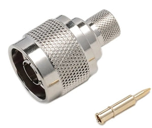 Acconet NMhex-400 N-Type (Male) Connector for ARF400 Cable, Cabling and Cabinets, Coax Cable and Connectors, RF Connectors, N(M)-400