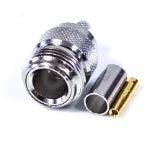 Load image into Gallery viewer, Acconet N-Type (Female) Connector for ARF195 Cable, Audio and Video Cables, Cabling and Cabinets, Coax Cable and Connectors, RF Connectors, N(F)-195
