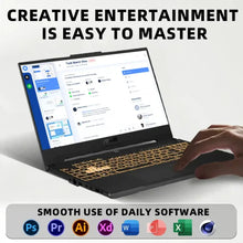 Load image into Gallery viewer, ASUS TUF 15.6&quot; Gaming Laptop, Intel Core i7-13620H, NVIDIA GeForce RTX 4070, 64GB,4TB SSD, Mecha Grey, Win11
