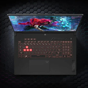ASUS TUF A17 17.3" Gaming Laptop,AMD Ryzen 9-7940HS,NVIDIA GeForce RTX 4050,64GB RAM,4TB SSD,Mecha Grey,Win11